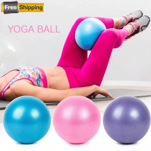 Small Pilates Therapy Ball Yoga Ball Stability Balance Trainer with Inflatable - Picture 1 of 18