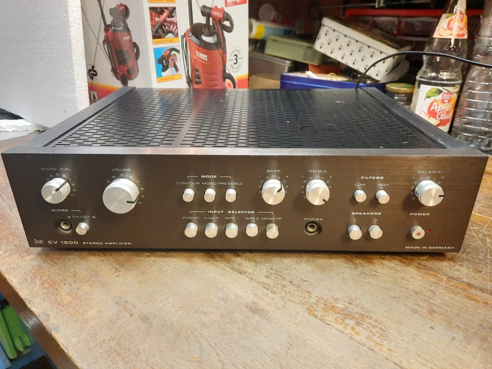 Dual CV 1200 Stereo Verstärker/Amplifier, 2x40/60W, 230V, Vintage, Germany  - Bild 1 von 4