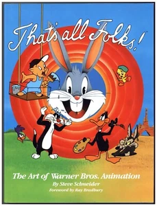 That's all Folks!:The Art of Warner Bros. Animation Schneider Pub 1988 HC As New - Imagen 1 de 1