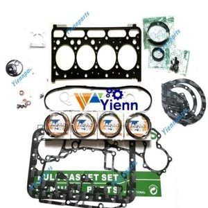 V2203 Piston Ring Set Full Overhaul Gasket Kit For Kubota 450CT Loader Repair - Picture 1 of 3