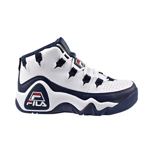 Fila Grant Hill 1 Big Kids' Shoes White-Fila Navy-Fila Red 3BM00628-125 - Picture 1 of 6
