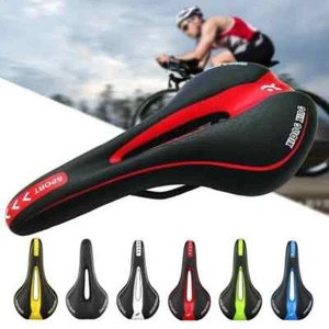Gel Extra Suave Bicicleta MTB Sillín Cojín Bicicleta Sillín Hueco Ciclismo Carretera - Imagen 1 de 29