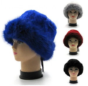 Cappelli russi donna inverno pelliccia sintetica donna caldi cappelli accoglienti 1255 - Foto 1 di 15