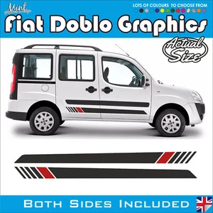 Autocaravana Fiat Doblo Micro Camper Mini furgoneta calcomanías gráficas gratis P&P 051 - Imagen 1 de 4