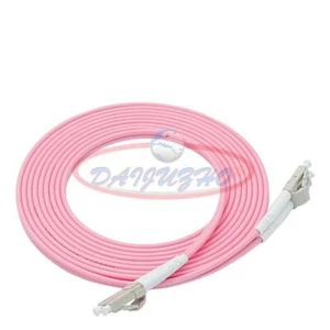LC UPC to LC UPC Duplex OM4 Multimode 3.0mm Fiber Optic Patch Cord Cable 40M - Afbeelding 1 van 8
