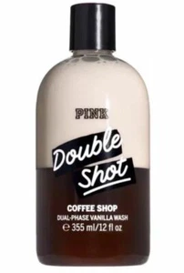 VICTORIAS SECRET PINK DOUBLE SHOT COFFEE SHOP DUAL PHASE VANILLA BODY WASH 12oz