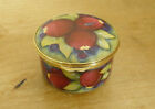 Moorcroft Pomegranate Round Enamel Box(2nd) - <2 1/4"(5.5cms)