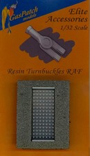 GasPatch Models 1/32 Resin Turnbuckles Royal Air Force (50 Pieces)