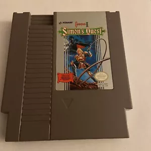 Castlevania 2 II Simons Quest (Nintendo NES, 1987) Cart Only/ Tested - Picture 1 of 5