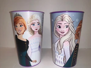 Disney Frozen ELSA & ANNA Plastic Party Cups 22 Oz    Souvenir, Collectible-New - Picture 1 of 7