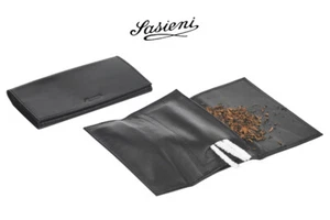 TOBACCO HOLDER PORTATABACCO DA PIPA AVVOLGIBILE GRANDE IN NAPPA SASIENI IS901 - Imagen 1 de 2