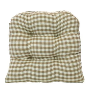 Gripper Overstuffed Universal Non-Slip Dining Chair Cushions for Kitchen Deco... - Picture 1 of 4