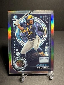 2024 Bowman Bowman AI #BAI-16 Jackson Chourio Milwaukee Brewers - Picture 1 of 2