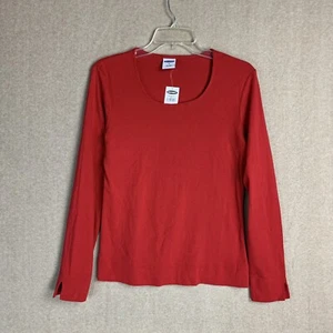Old Navy Mujer Suéter M Nuevo con etiquetas Pulóver Rojo Mangas Largas Tejido Cuello Cuchara - Imagen 1 de 12