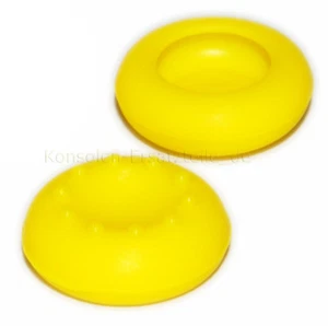 2 x XBOX ONE Controller Kappen Gummi Grips Caps für Thumbstick Joystick in GELB - Bild 1 von 1
