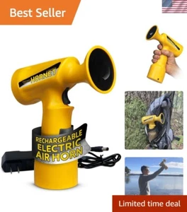 Multi-Use 121dB Rechargeable Handheld Air Horn - Ideal for Marine & Safety Needs - Bild 1 von 9