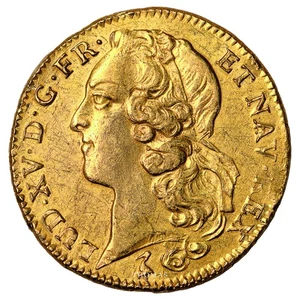 Monnaie France - Louis XV - Double Louis d'or au Bandeau - 1770 A Paris - Imagen 1 de 2