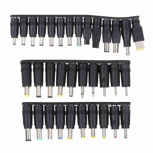 34x DC Power Plugs 5.5mmx2.1mm Universal Laptop Power Connector Adapter Comp NEW - Afbeelding 1 van 12