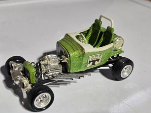 Oldtimer 60er gebaut Drag Roadster Ford ICE T Eimer Modell grün Metalflake Lack - Bild 1 von 13