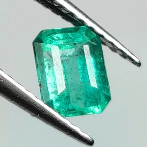 0.79 CT - Natural Zambian Emerald Octagon Shape Good Luster Gem - 9438 - Picture 1 of 2
