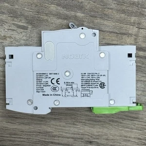 Noark Electric B1N Circiut Breaker 1 Pole Unit E355392 D 16A UL489 - Picture 1 of 4