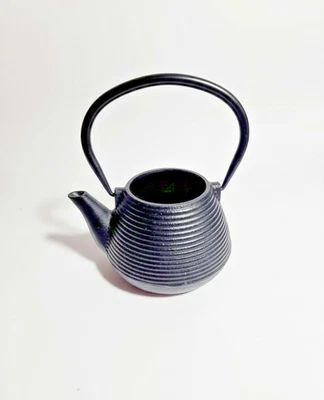 黑色铸铁茶壶日式水壶0.5L 升重茶壶带手柄 — 第 1/4 张图片