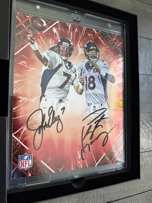 Peyton Manning/John Elway 双签名包裹式 Emanate Fanatics NFL 2025。 #3/5 — 第 1/4 张图片