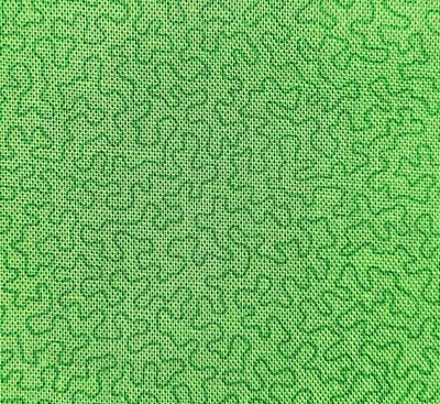 Green Stipple David Textiles Victoria Albert Museum Cotton Fabric 1 1/4 Yard - Image 1 of 4