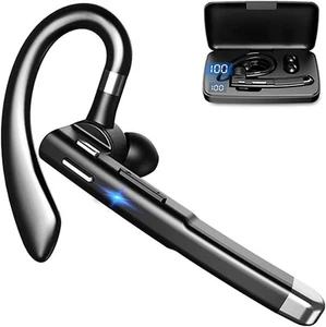 Bluetooth Earpiece for Cell Phones, Bluetooth Headset V5.1 with Mic Noise - Picture 1 of 6