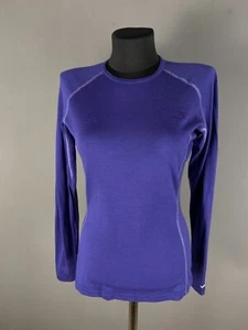 Icebreaker BODYFIT 200 Womens Sweaters Long Sleeve Merino Wool Purple Size S - Picture 1 of 14