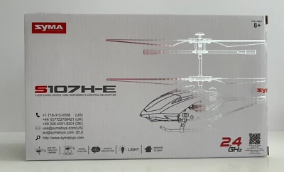 SYMA S107H-E Red 2.4 GHz Hover Function Remote Control Helicopter NEW / SEALED - Image 1 of 4