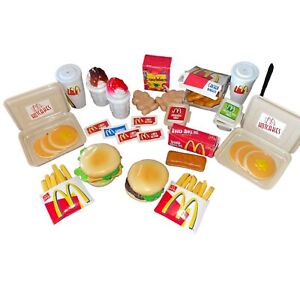 Vintage McDonald's Pretend Play Food & Packaging Assorted Menu Items CDI