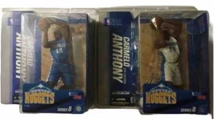 NBA Denver Nuggets Carmelo Anthony 2 Action Figures H&W 2005 McFarlane Series 8 - Picture 1 of 9