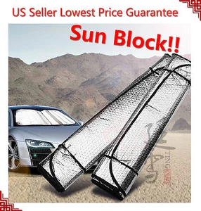 Parasol plegable para automóvil para automóvil para protección contra parabrisas delantero ventanas - Imagen 1 de 5
