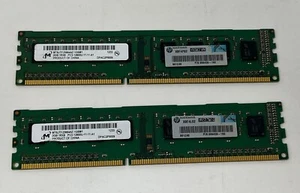 Micron 4GB (2x2GB) PC3-12800 DDR3 Desktop Memory RAM MT8JTF25664AZ-1G6M1 - Picture 1 of 3