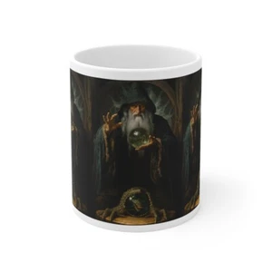 Tazza in ceramica Wizard and His Crystal Ball 11 oz - Foto 1 di 13