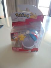 Pokemon Clip N Go Pikachu + Great Ball action figure new condition never opened