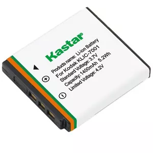 1x Kastar Battery for Kodak KLIC-7001 EasyShare M320 M340 M341 M753 Zoom M763 - Picture 1 of 2