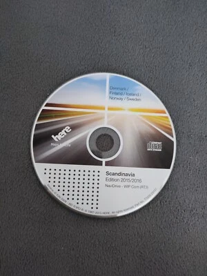 CD Navigation RT3 Scandinavia DK SWE NO FIN 2015/2016 PEUGEOT CITROEN RT3 - Bild 1 von 3