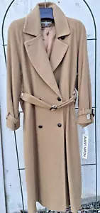Albert Nipon 100 % Kamelhaar volle Länge Mantel neu/Etikett $ 750 Einzelhandel Damen 10 - Bild 1 von 23