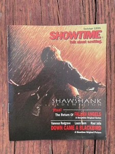 Showtime October 1995 Guide Mini Magazine Shawshank Redemption - Picture 1 of 3