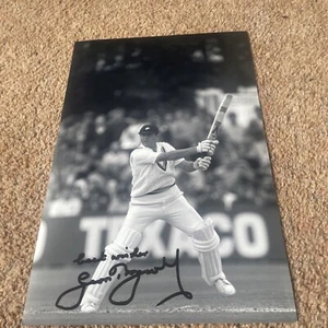 Signed GEOFF BOYCOTT ENGLAND AND YORKSHIRE 12 By 8 Photo - Picture 1 of 3
