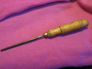 usa vintage wood Chisel 1/4" BUCK BROS for shop woodworking tools wood handle - Picture 1 of 12