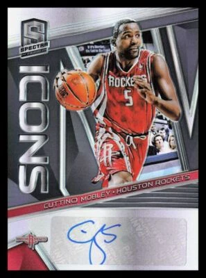 2018-19 Panini Spectra Icons Silver Cuttino Mobley Auto 65/75 Houston Rockets - Image 1 of 2