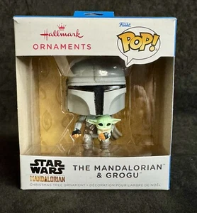 Neu Hallmark Ornamente Star Wars The Mandalorian & Grogu Funko POP! Neu im Karton - Bild 1 von 6