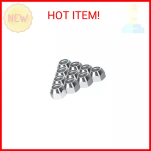 1/2-20 Lug Nuts for Trailer, Open End Acorn Lug Nuts for 1/2" Wheel Lug Studs On - Picture 1 of 2