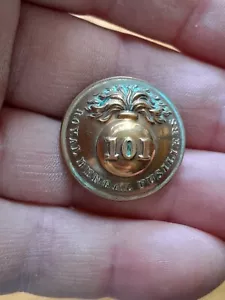 Indian Army Button 1800's 101st Royal Bengal Fusiliers 25mm - Bild 1 von 2