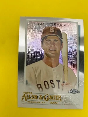 2020 TOPPS CHROME ALLEN & GINTER CARL YASTRZEMSKI # 25 - Image 1 of 3