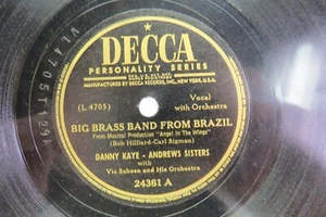 Andrews Sisters & Danny Kaye - DECCA 24361 - Big Brass Band From Brazil - Picture 1 of 2