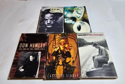 80s/90s R.E.M.~DON HENLEY~BRYAN ADAMS~BILLY IDOL CASSETTES SINGLES TAPES LOSING - Image 1 of 4